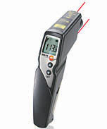 Testo 830-T4 Infrared Thermometer w. 2 Point Laser 30:1 Optics