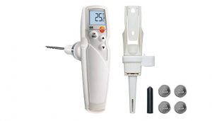 Testo 105 Thermometer with 3 Probes (standard, Frozen & 200mm long)